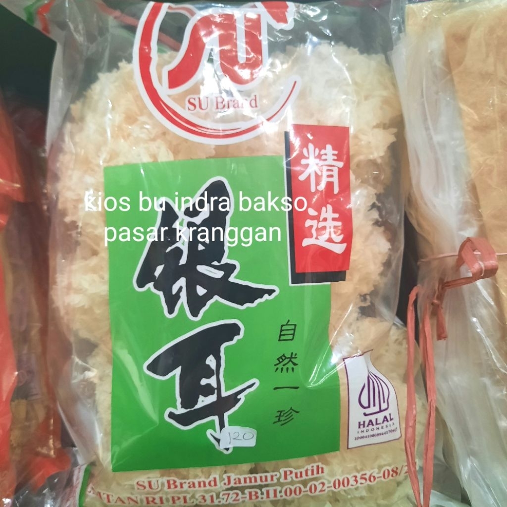 

jamur es su brand 500 gr putih salju kering