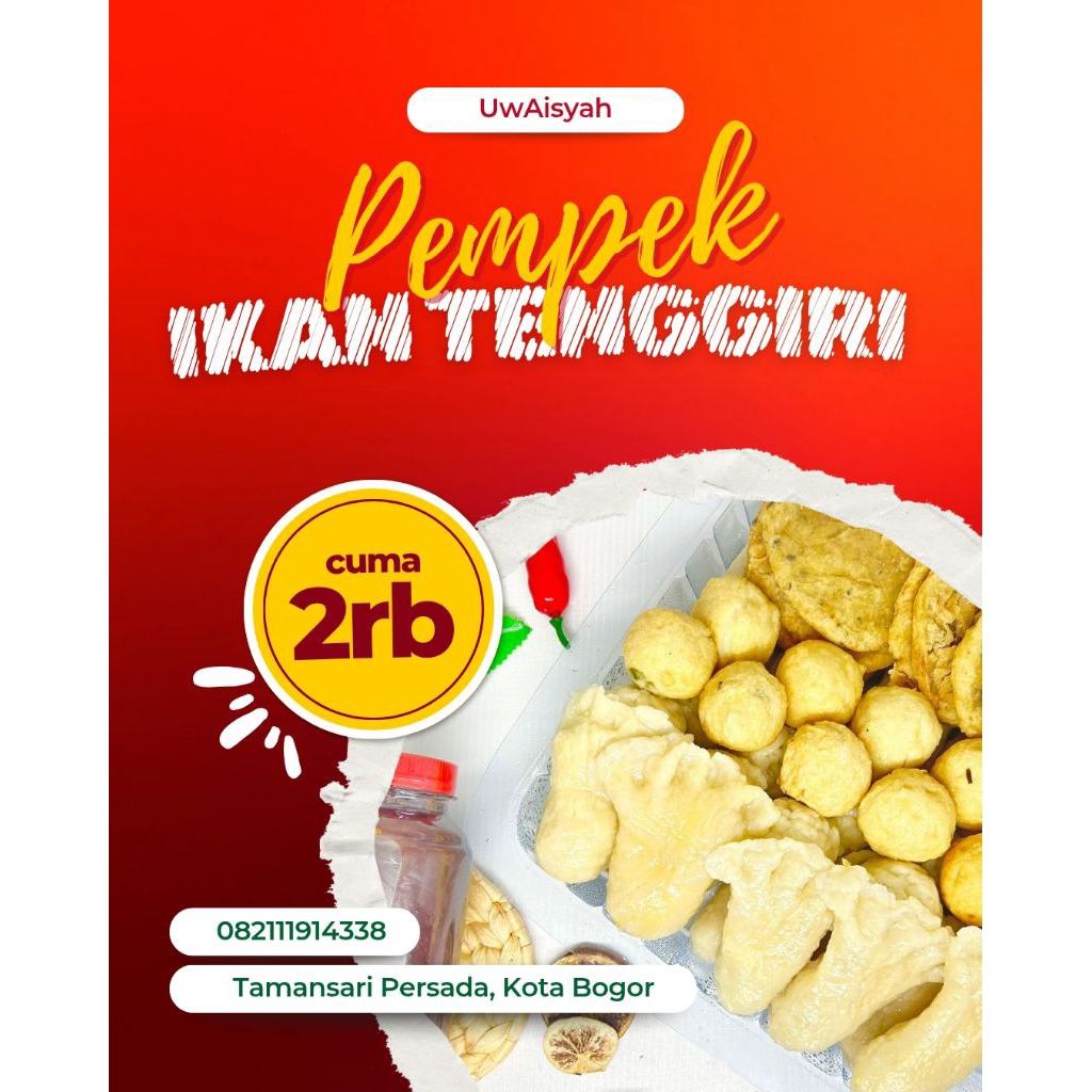 

Pempek Ikan Tenggiri (50pcs)