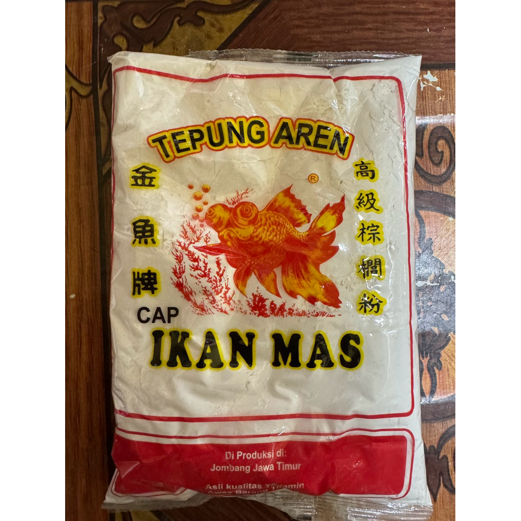 

tepung aren kemasan 400g Cap Ikan Mas | kebutuhan bakso