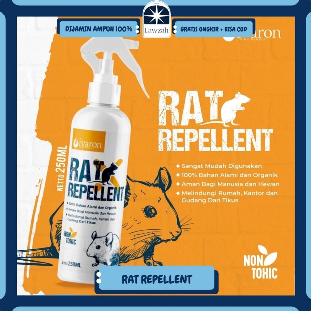 SPRAY PENGUSIR TIKUS | PEMBASMI TIKUS | OBAT PENGUSIR TIKUS RUMAH & MOBIL | SEMPROTAN ANTI RODENT RE
