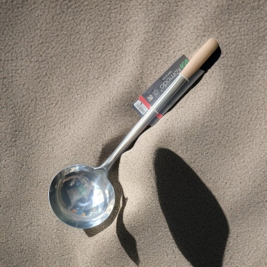 centong sayur stainless panjang KOMODO 40cm irus stainless