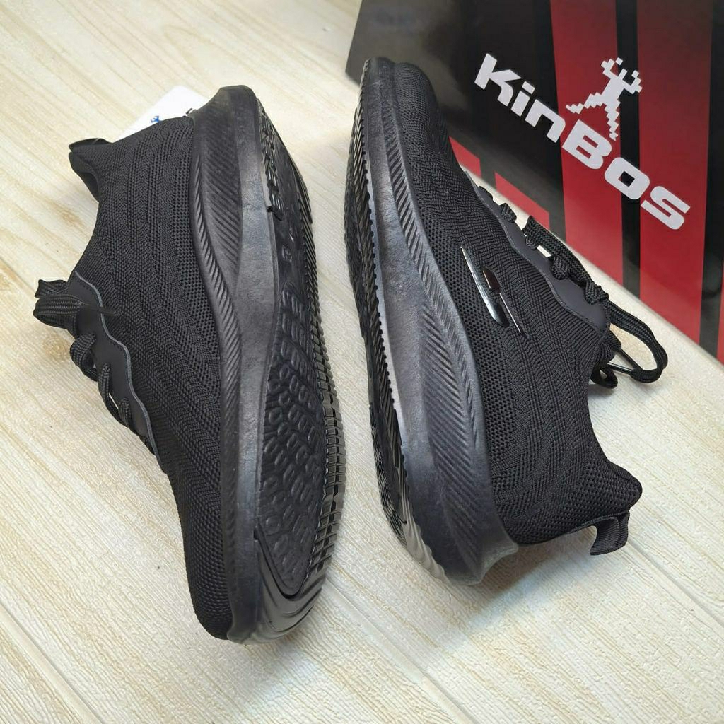 Sepatu sekolah hitam kinbos-7500 37/40