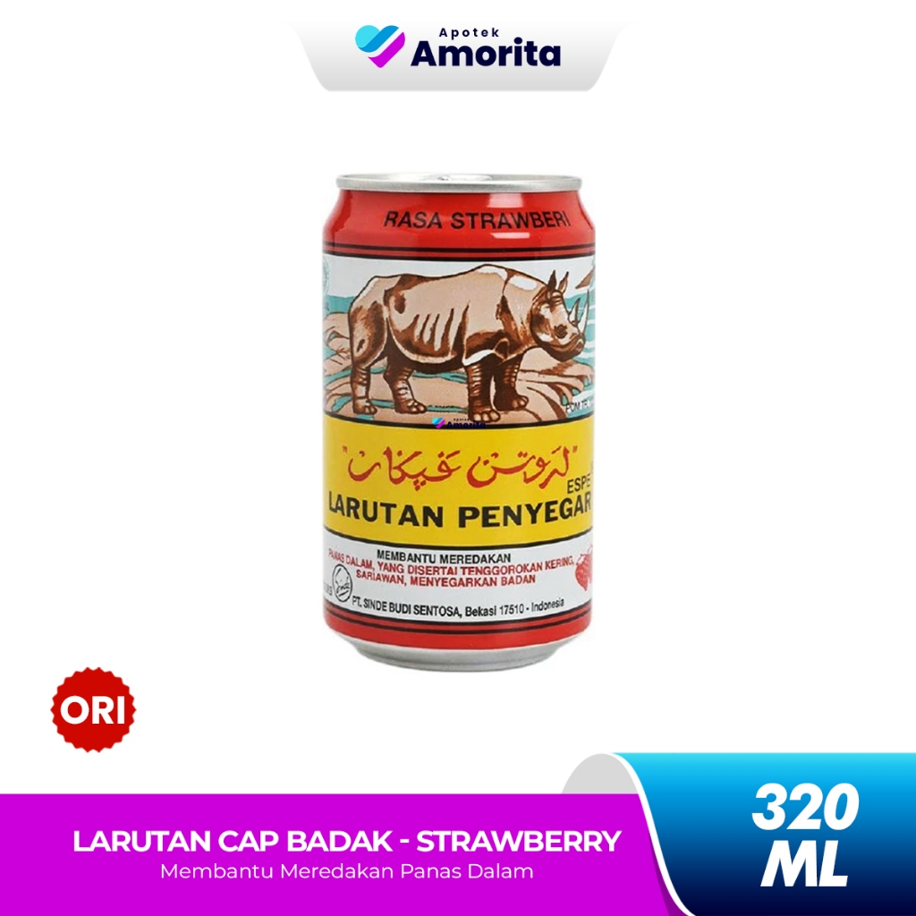 

Larutan Cap Badak Kaleng Rasa Stroberi 320 ml
