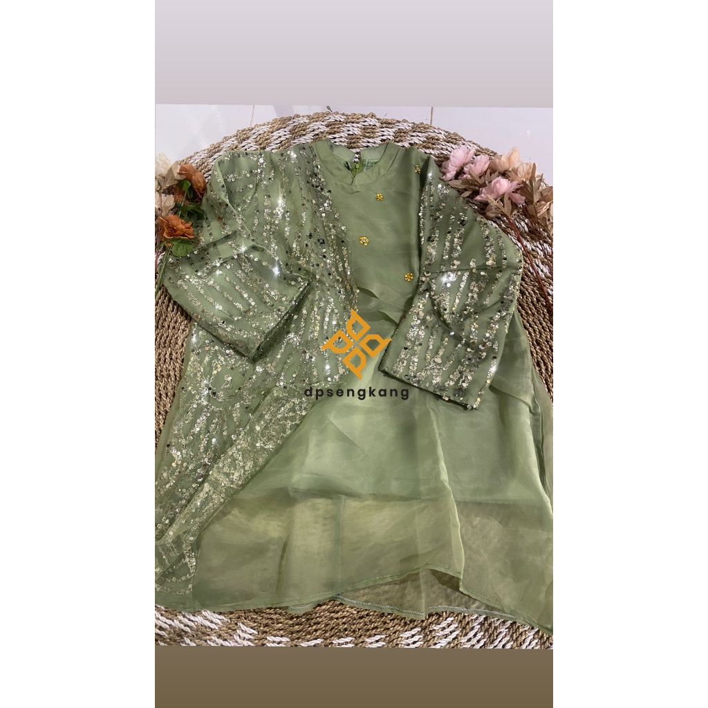 Baju Bodo Organza Renda