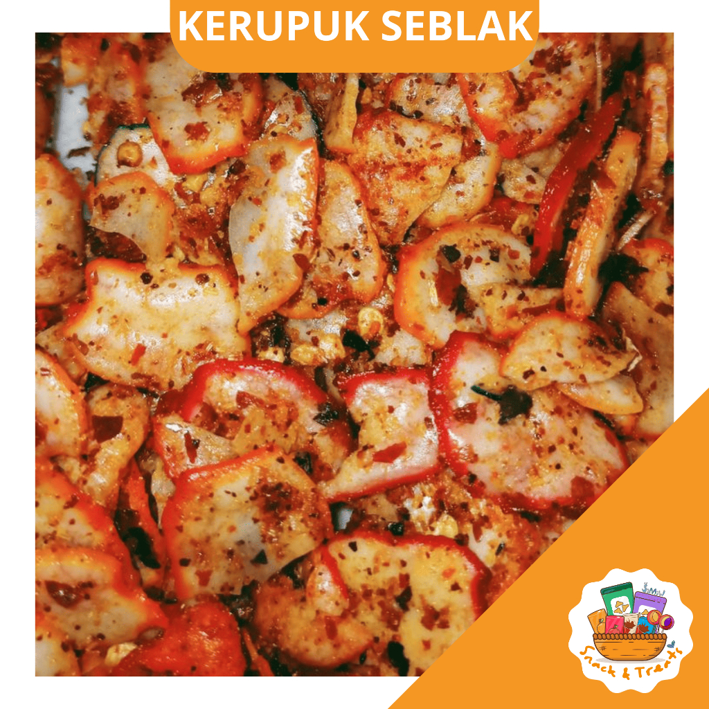 

Kerupuk Seblak Bantet Kencur 50g | Snack Kiloan Murah | Seblak Cikur | Seblak Bantat