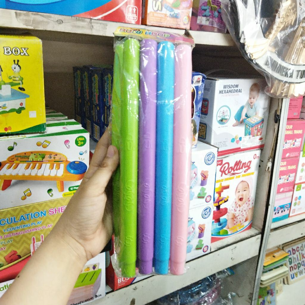 SaranaPeraga - Hula Hoop / Hula Hoop Kecil 4 Warna / Hula Hoop Plastik Kecil / Hula Hoop Bongkar Pas