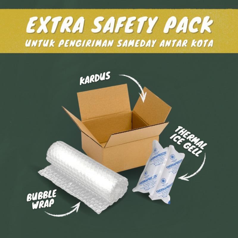 

Extra Packing Kardus dan Bubble Wrap / Tambahan Packing Dus dan Wrap supaya aman