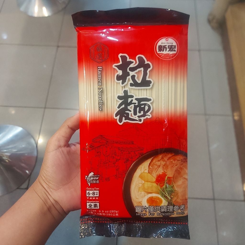 

mie shin horng ramen noodles 280g mi ramen kering taiwan ramyun