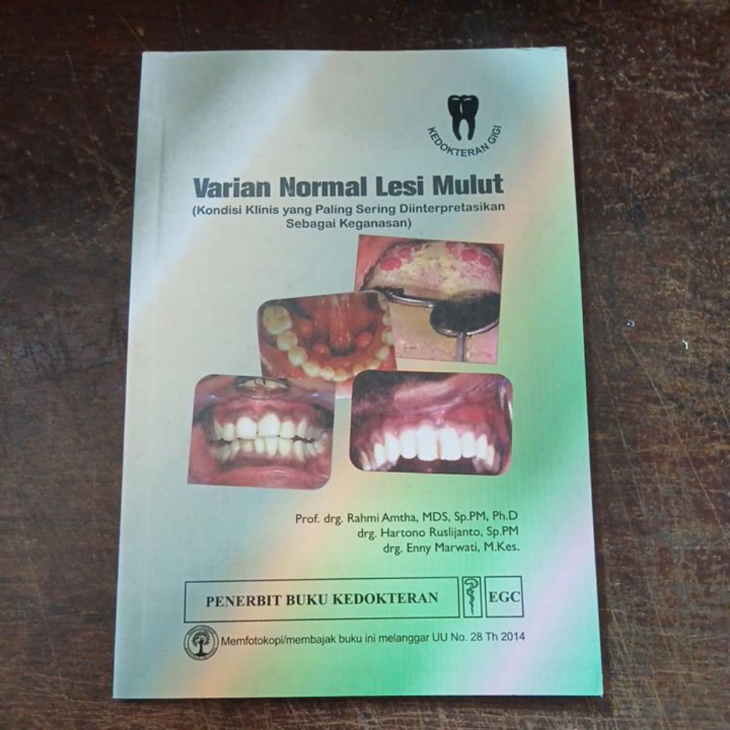 Buku Original Varian Normal Lesi Mulut ~ EGC