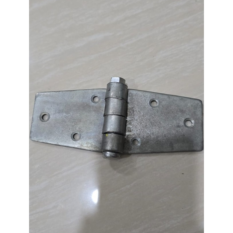 Engsel Tengah Besi | Engsel Sambungan Pintu Besi Tebal–Pintu Gudang, Gerbang Lipat, & Konstruksi Las