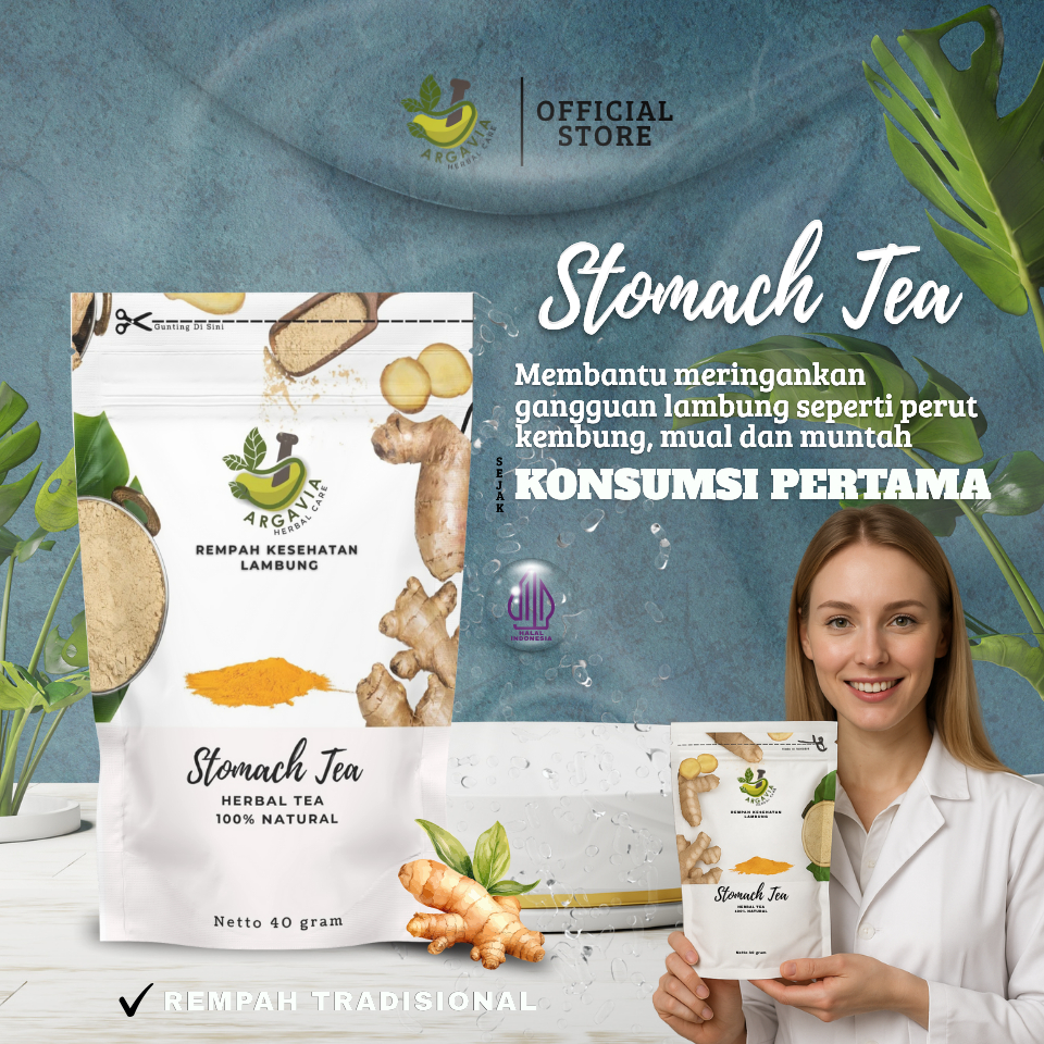 

Herbal Tea Stomach | Teh untuk Maag & Asam Lambung – Alami & Efektif