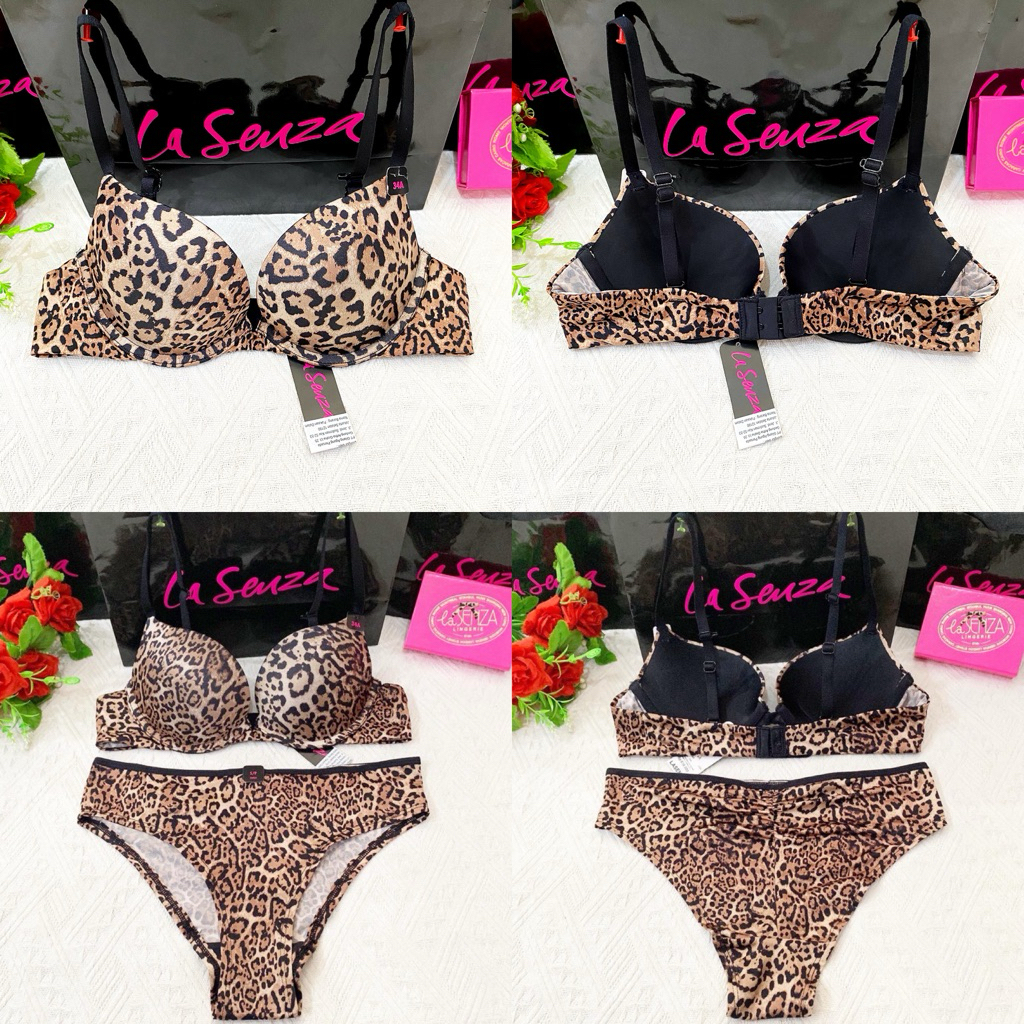 La Senza Bra Set Beyond Sexy Gel Push Up Size 32C/S 34A/S 60263049