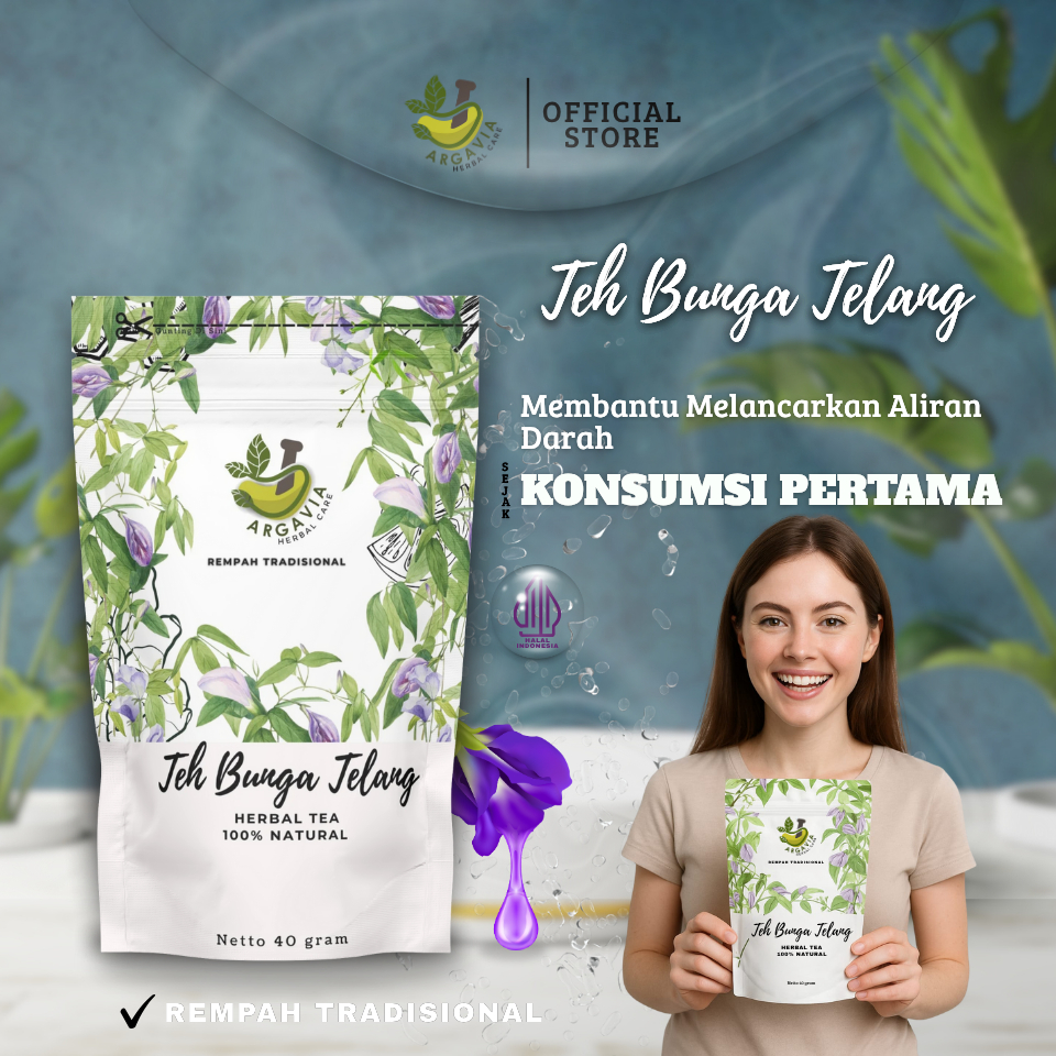 

Teh Bunga Telang Original | Teh Alami Bebas Bahan Kimia – Aman Dikonsumsi Harian