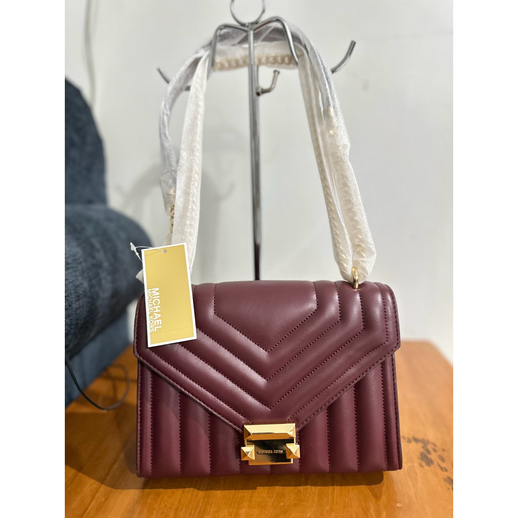 Tas wanita original mk Whitney Shoulder Bag