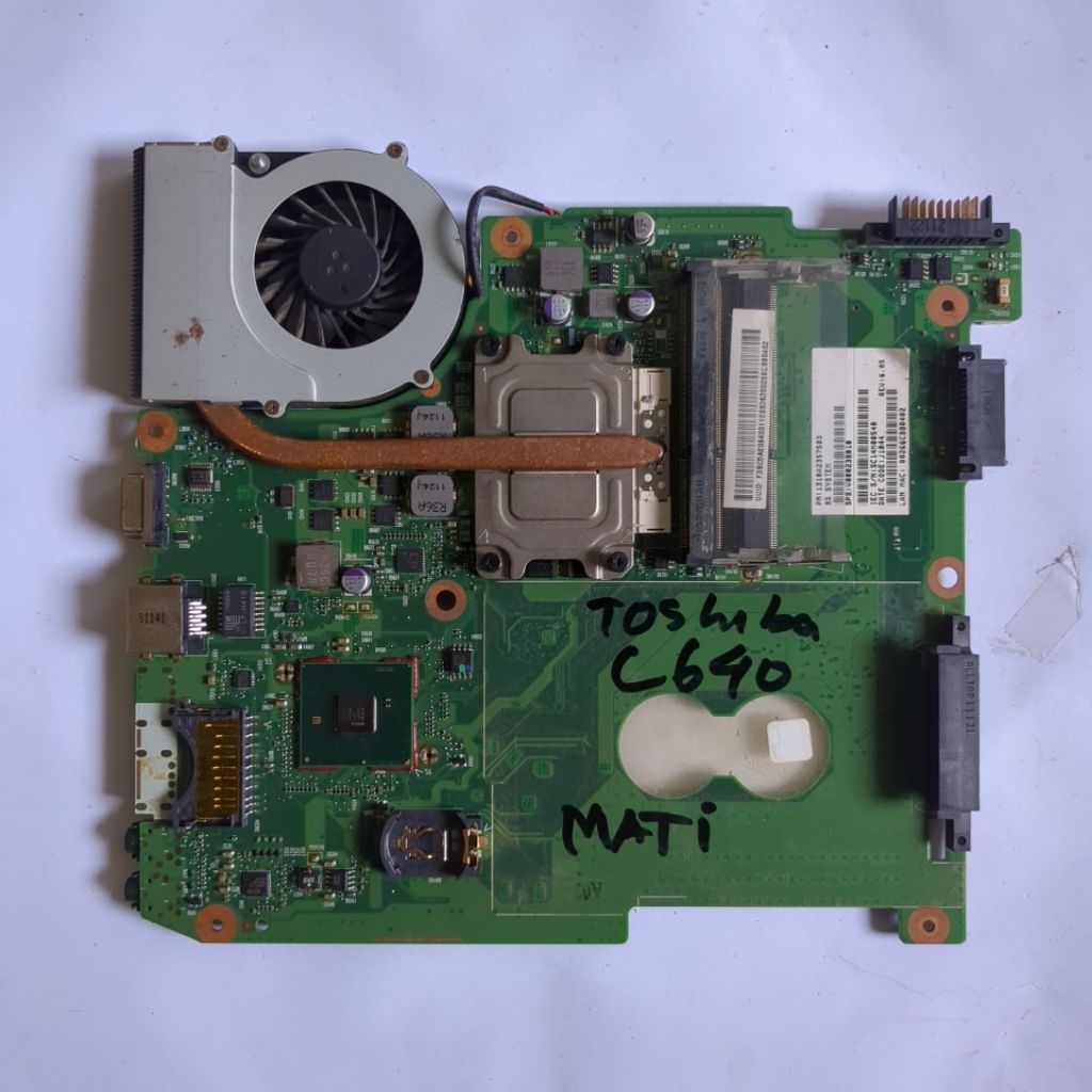 motherboard laptop toshiba c640 matot