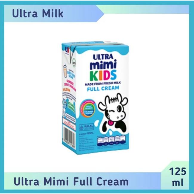 ultra Milk Susu UHT Susu Anak Ultra Mimi Kids - Susu Kotak Ultramini Kids 125ml