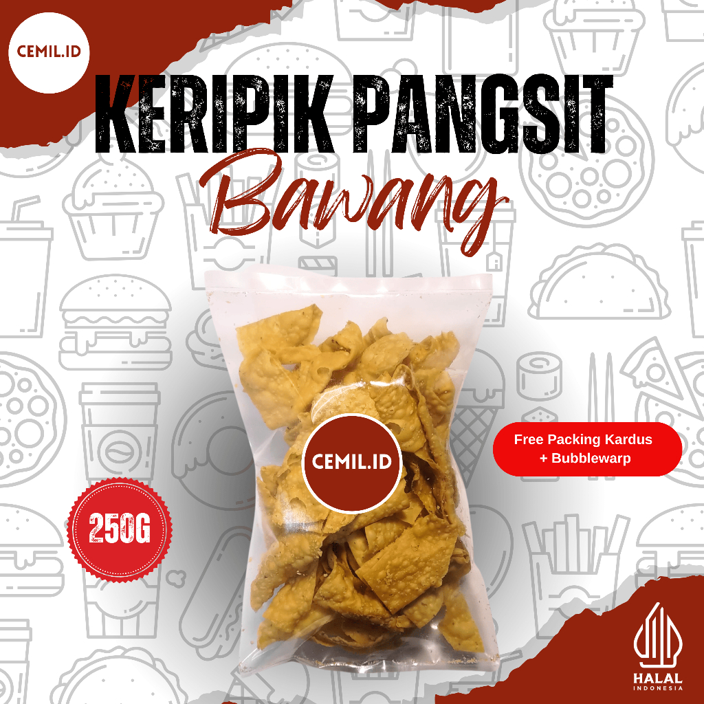 

Cemil.id - Keripik Pangsit Bawang Renyah Gurih 250 Gram