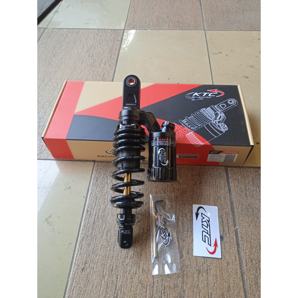 shock ktc extreme black 310mm double click rebound all mio,gear,lexi,fino,xeon,fazzio,spin,nex