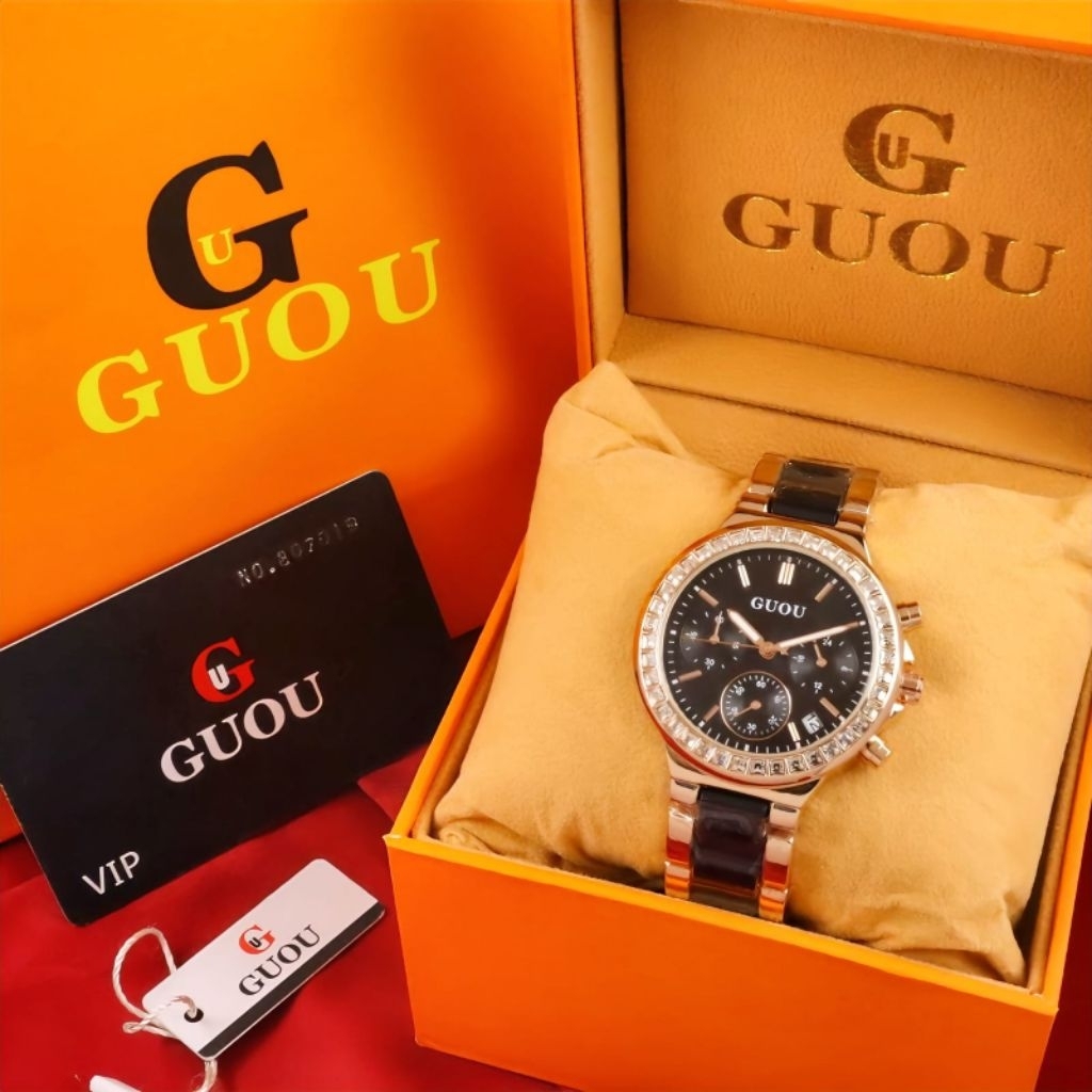 Jam Tangan Wanita GUOU ORYGINAL⌚️⌚️