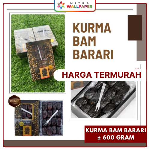 

Kurma Barari Madu Kurma Anggur Bam Bambarari Asli Murni Dates Hologram Original Kemasan 600 Gram