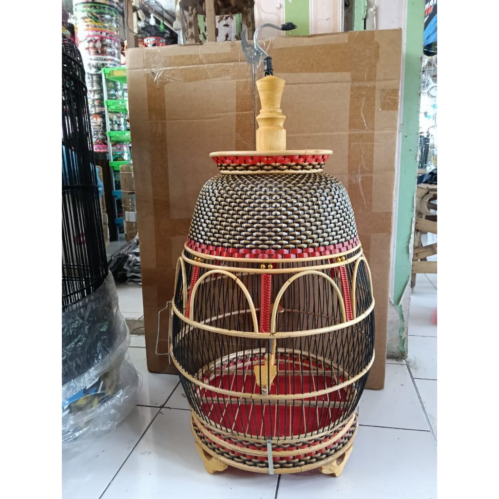 SANGKAR PERKUTUT RAJUT JAMBU