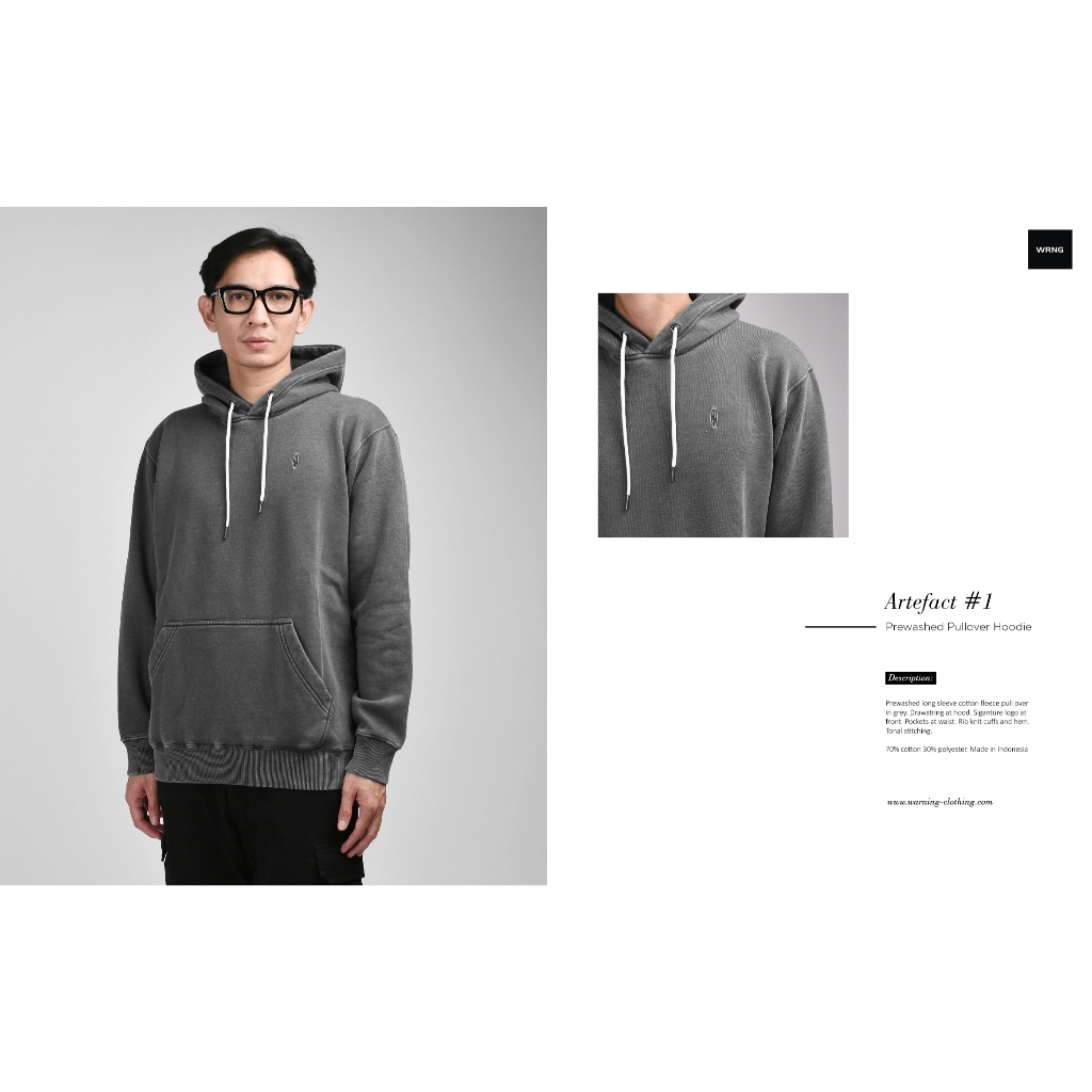 Artefact Pullover Hoodie Wash