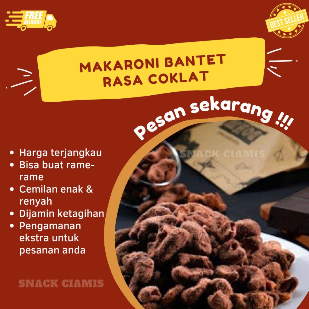 

MAKARONI COKLAT 250 GRAM