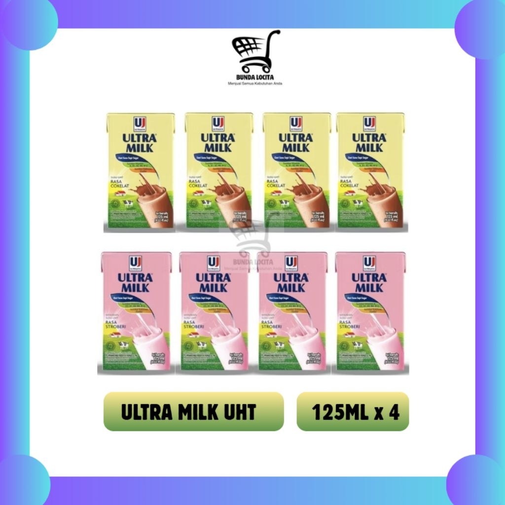 

Ultra Milk Susu UHT 125ml 4 pcs