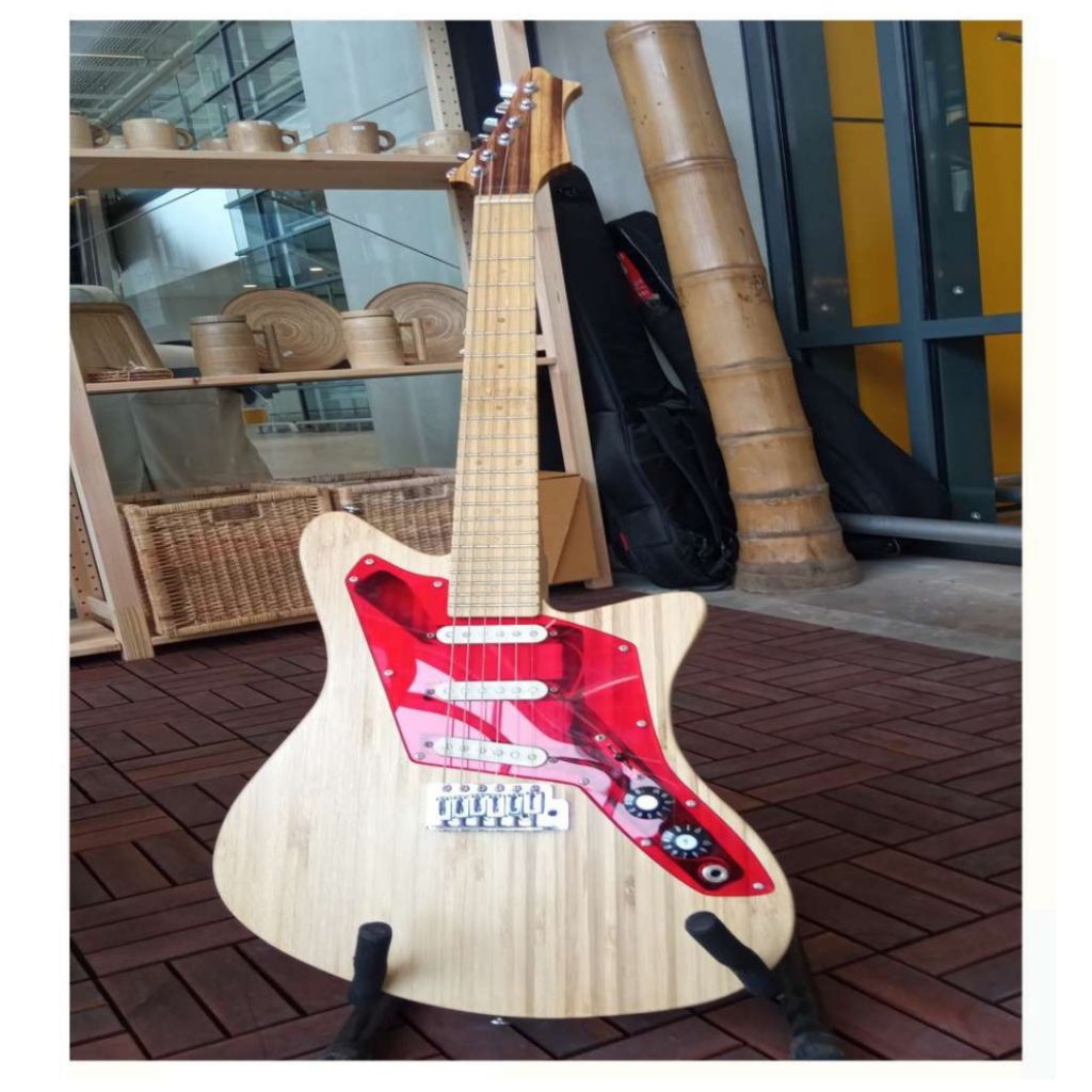 Amanta Segar | Gitar Bambu Custom Bamboo Guitar Lamination