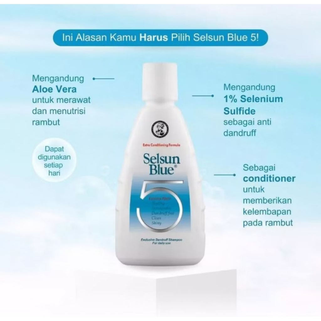 sampo anti ketombe selsun blue 5