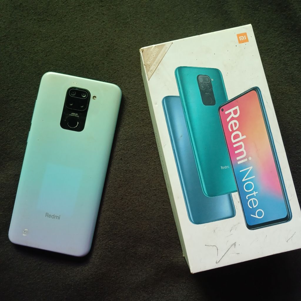 Redmi Note 9 4/64 hp second 700 ribuan
