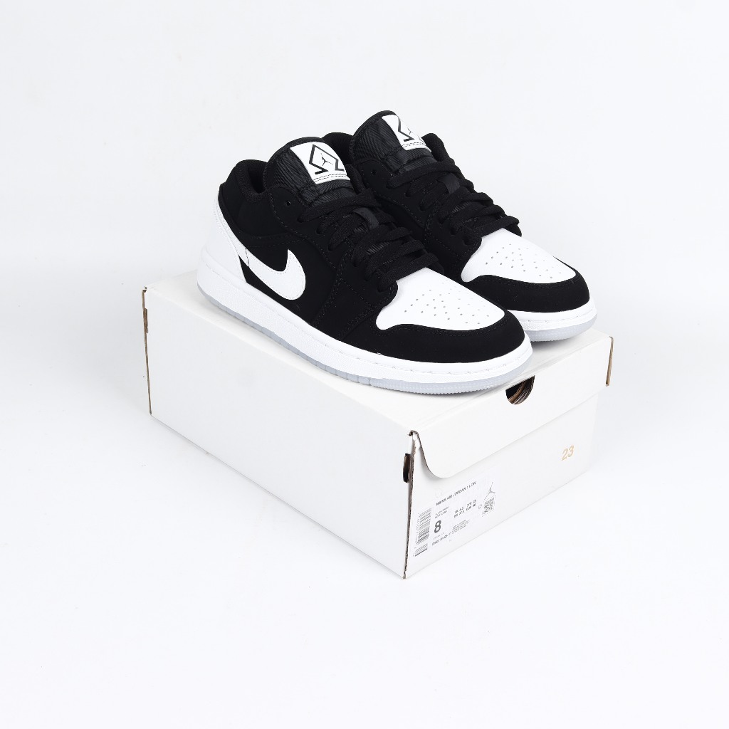Nike Air Jordan 1 Low Black White Diamond