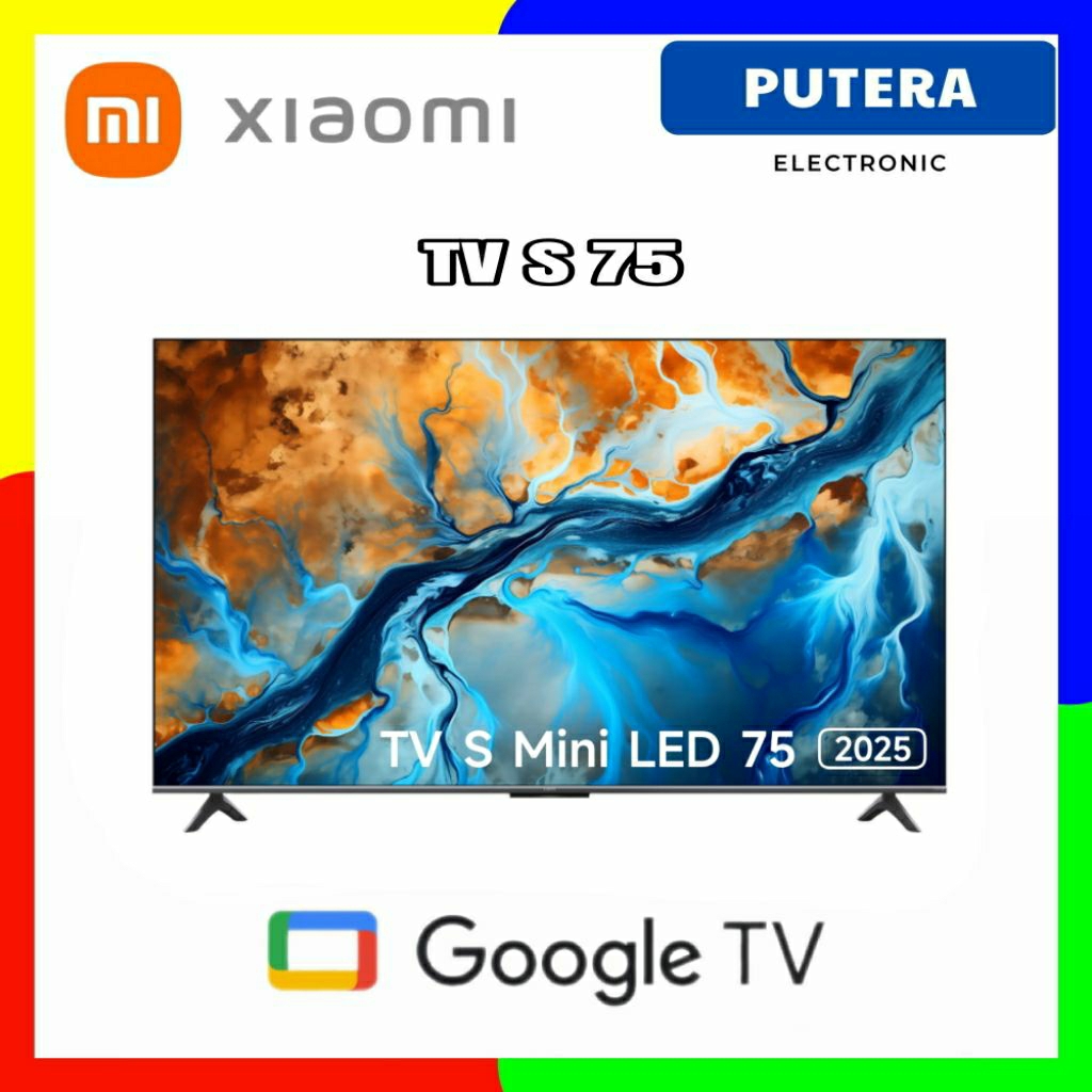 XIAOMI TV S 75 GOOGLE TV 75 inch 4K QD-MINI LED 2025 TV S MINI LED 75