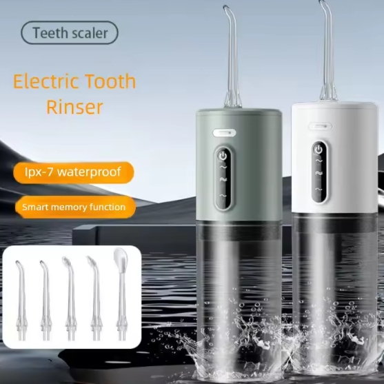 Oral Irrigator Electric Water Flosser Rechargeable Water Flosser Dental 280ML Replacement Brush Head
