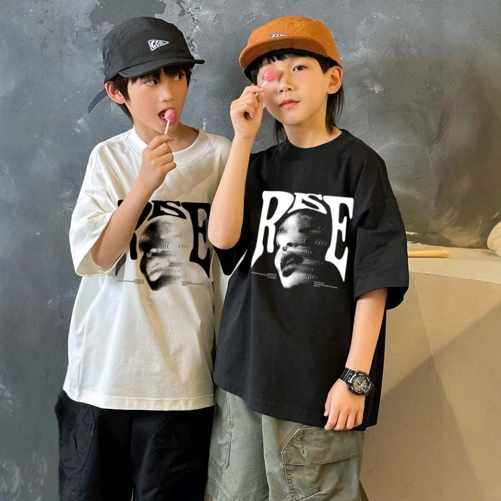 baju anak laki laki korean style|baju anak laki laki kekinian|Kaos anak|2-12 Tahun|Hitam cocobaby t 