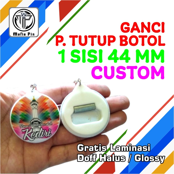 PROMO Grosir Ganci Pembuka Tutup Botol Custom Murah 44 mm | Ganci Pembuka Tutup Botol 44 mm Ring TEB