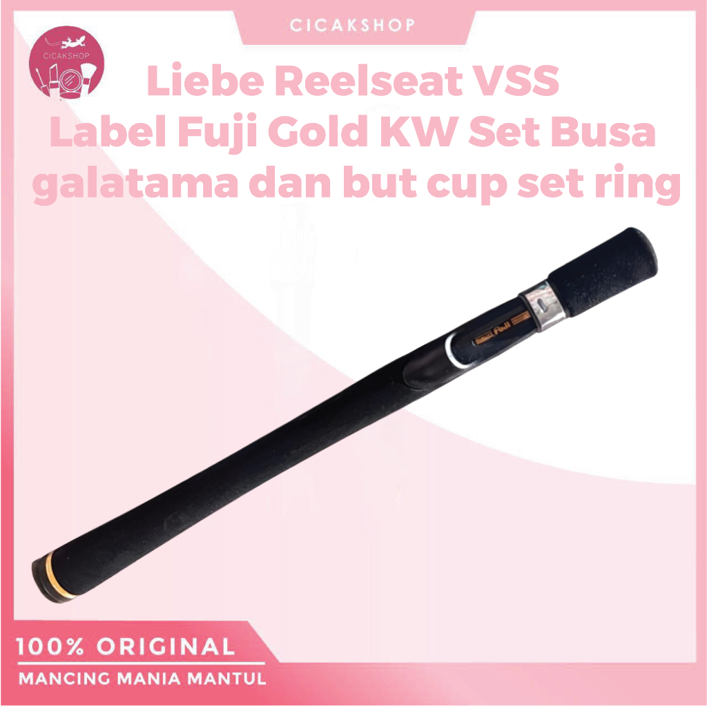 cicakshop88 Liebe Reelseat joran galatama Vss label fuji gold kw set busa dan but cup set ring