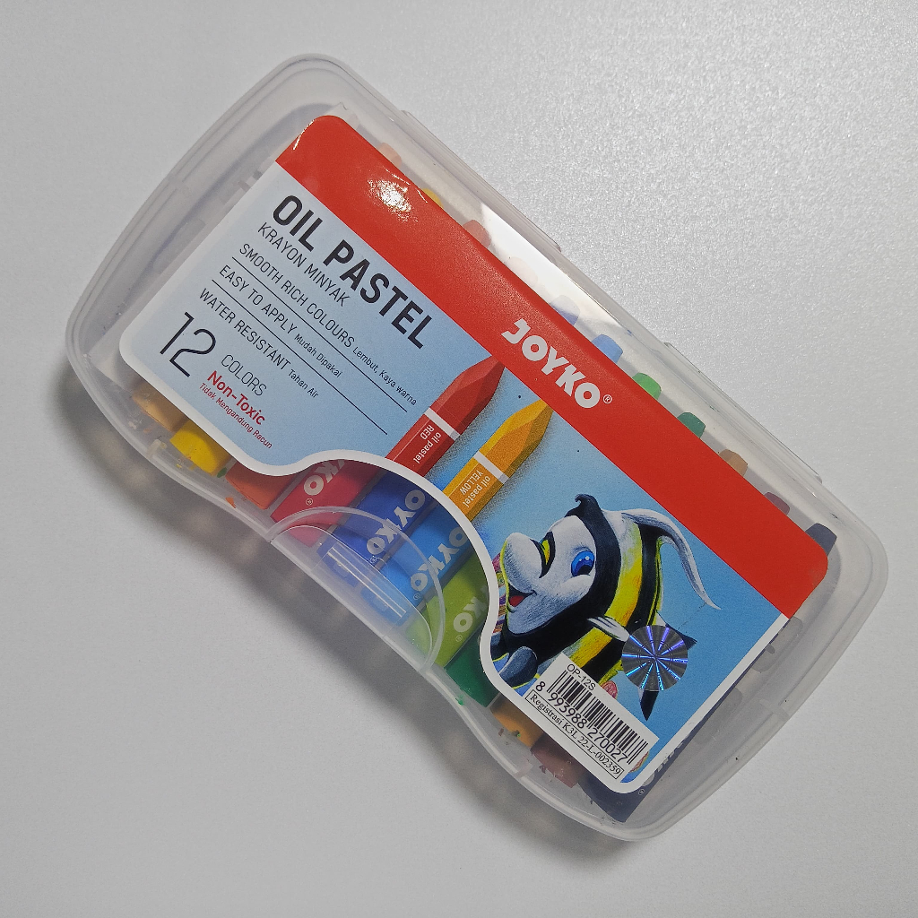 

Crayon Krayon Minyak Oil Pastel Joyko Isi 12 Warna