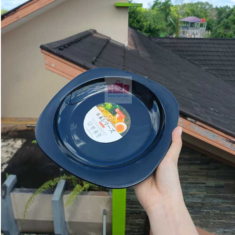 Piring Plastik Japan Series Clio 3009 | Piring Makan | Piring Jepang | Piring Plastik U