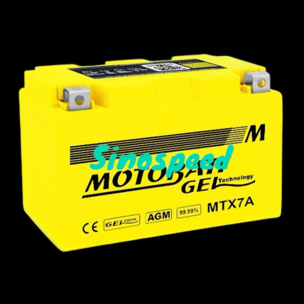 Aki Motobatt MTX7A Ninja 250 karbu fi ER6N Versys 7Ah