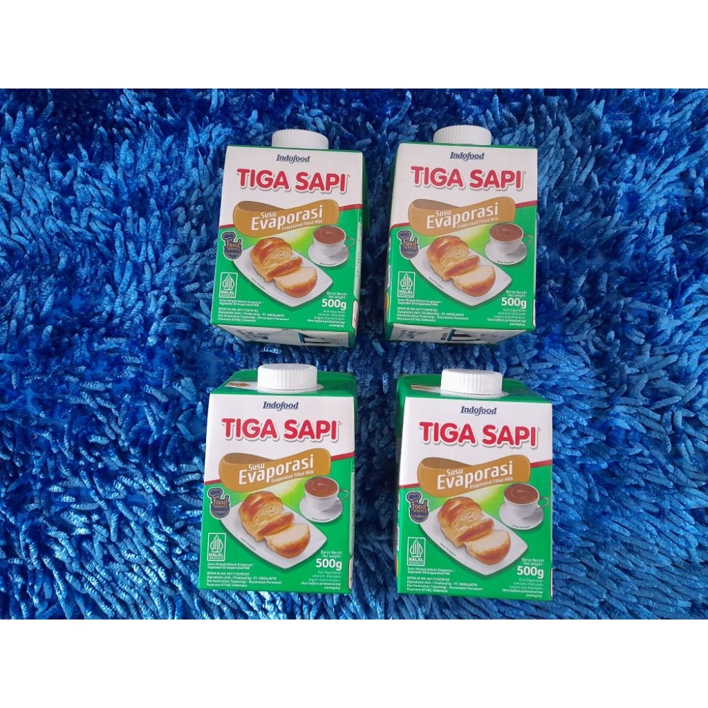 

Tiga Sapi Evaporasi 500g/Susu Evaporasi/Susu Cair