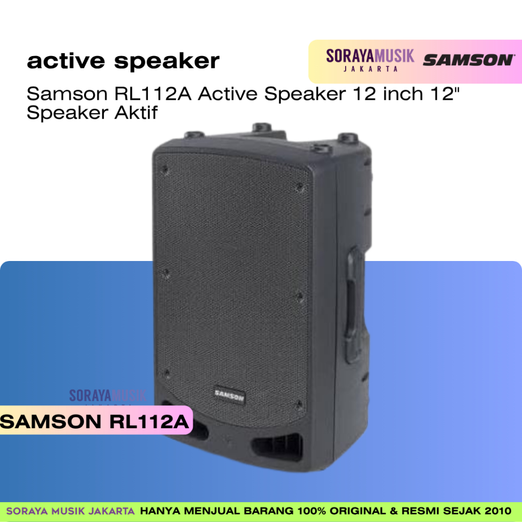 Samson RL112A Active Speaker 12 inch 12" Speaker Aktif