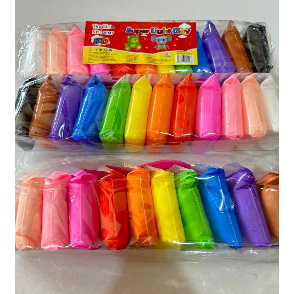 Mainan anak Clay, mainan Clay warna