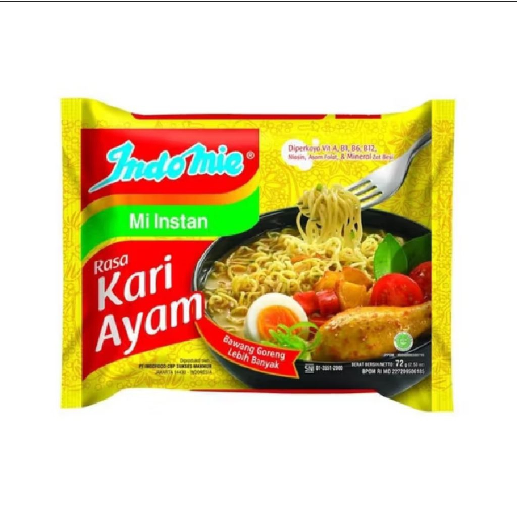 

Indomie Kare Ayam / isi 5 pcs
