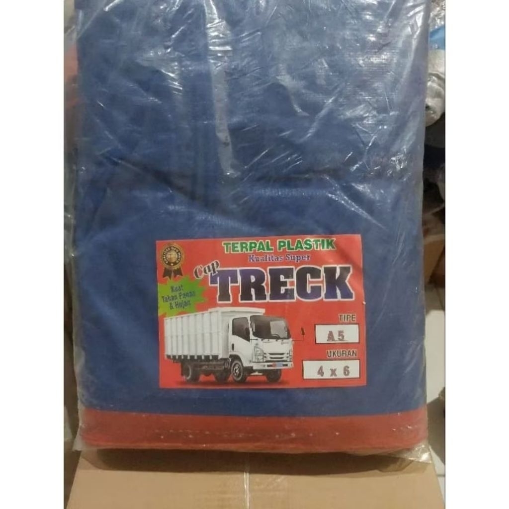 terpal plastik A5 6x8 biru orens terpal tebal terpal korea anti air tenda warung dan truk tenda