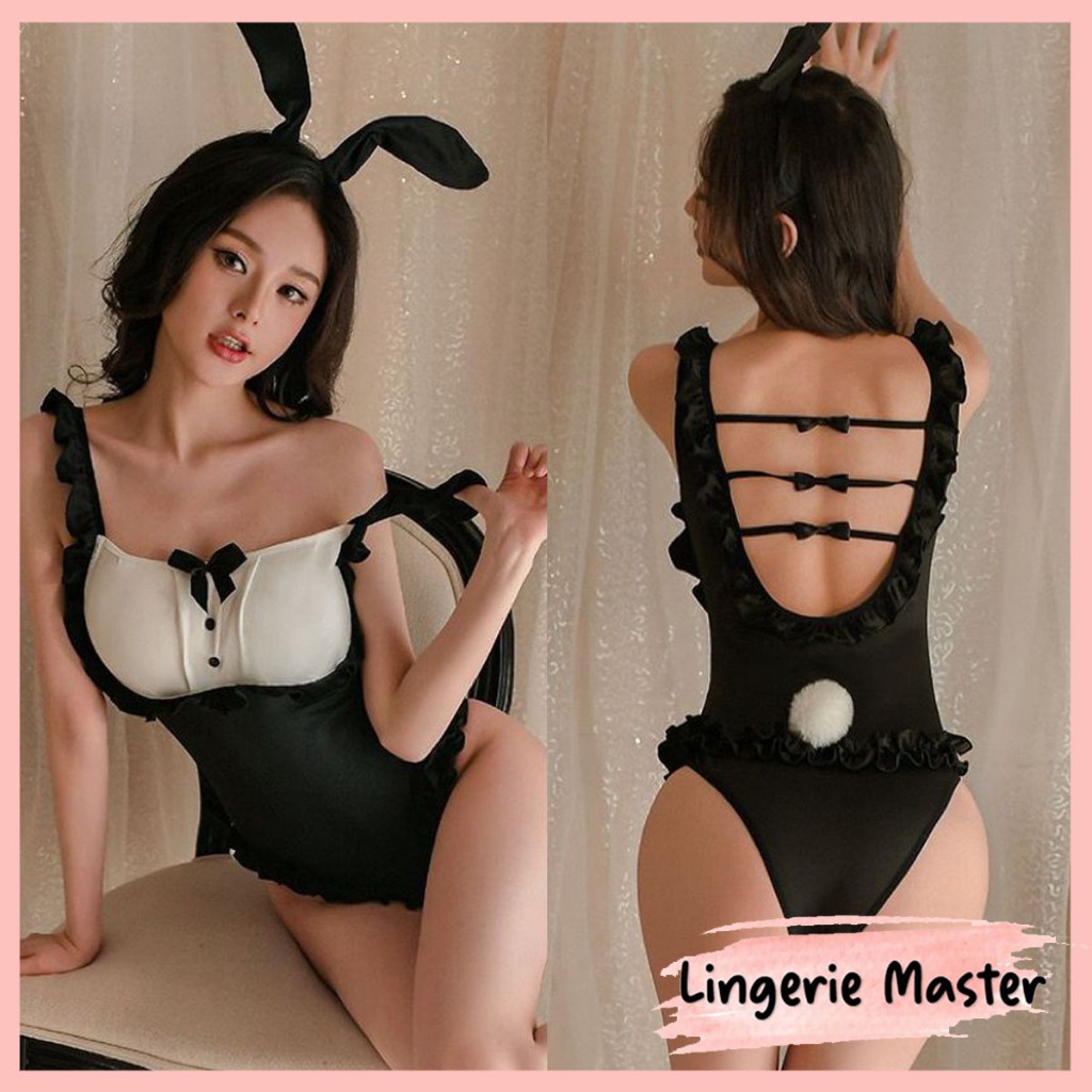 Berkualitas! [ LINGERIE MASTER ] - (L-122) Lingerie Sexy Costume Cosplay Rabbit / Kostum Baju Tidur