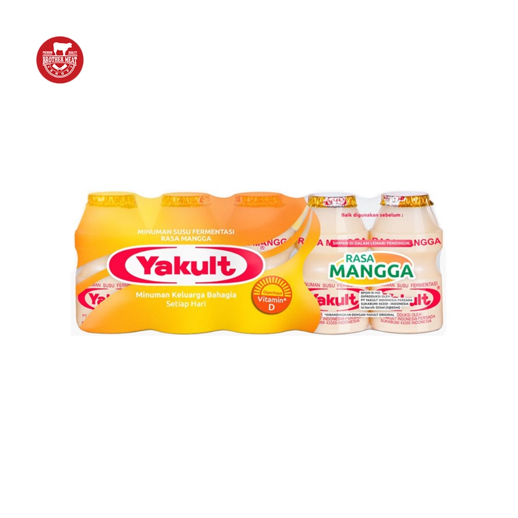 

Yakult Rasa Mangga Minuman Probiotik isi 5 - Brothermeatshop