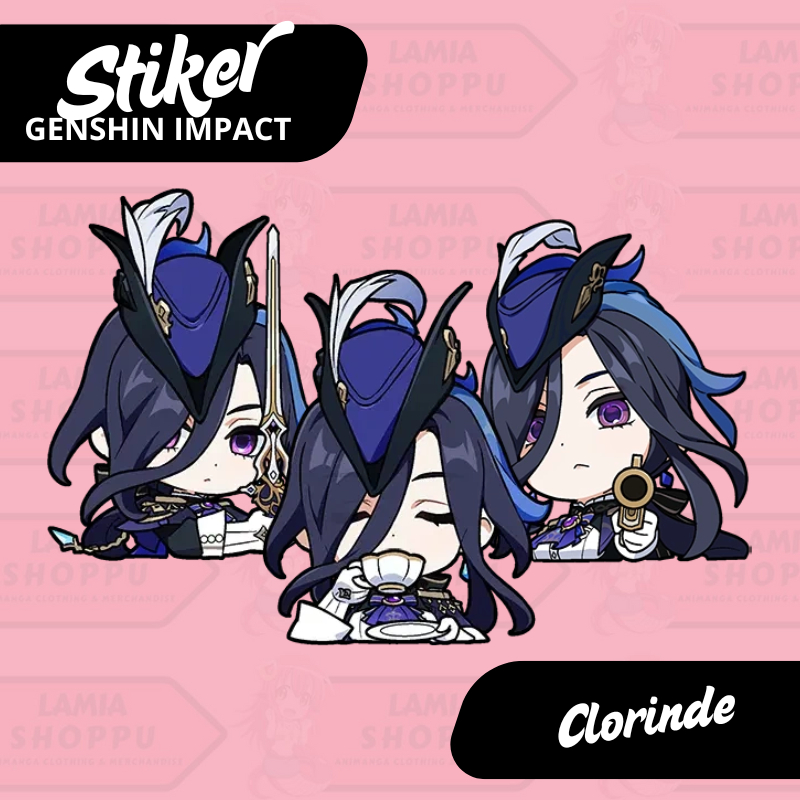 

Sticker Genshin Impact Clorinde | Stiker Clorinde Genshin | Sticker Clorinde GI