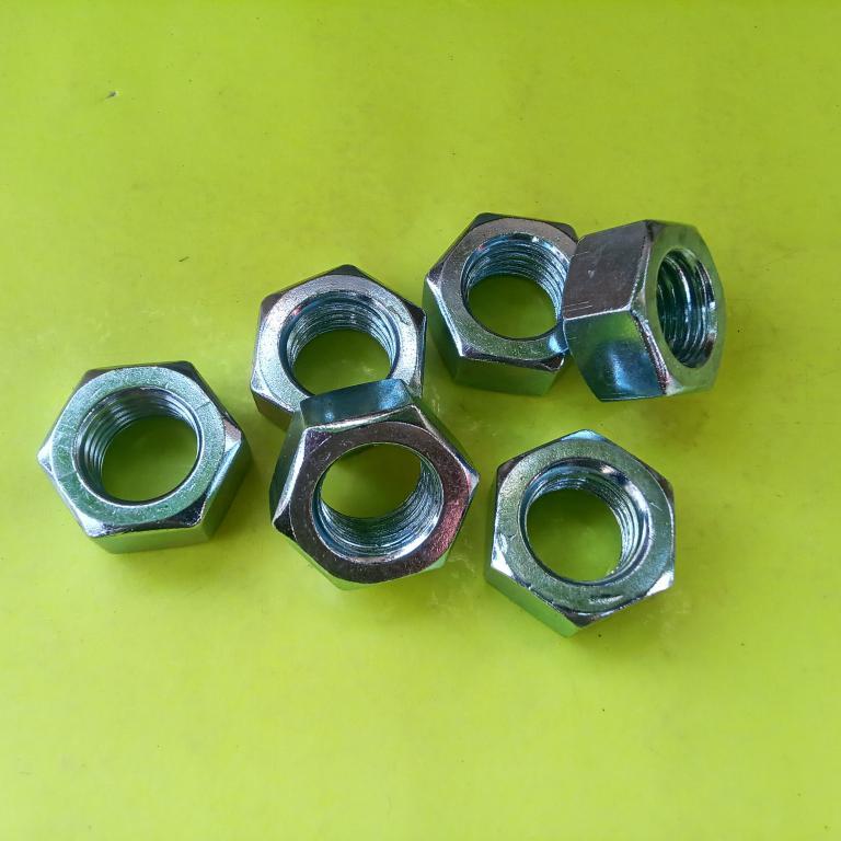 MUR GALVANIS M20 PUTIH/ MUR BAUT KUNCI 30 / MUR PUTIH M20  / MUR GALVANIZ M20 / NUT M20 BAUT 30