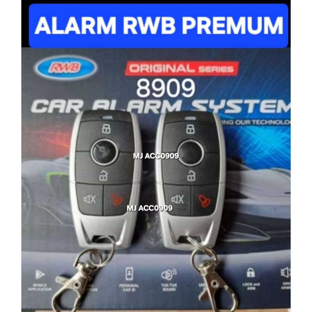 ALARM MOBIL PREMIUM MERK RWB 8909
